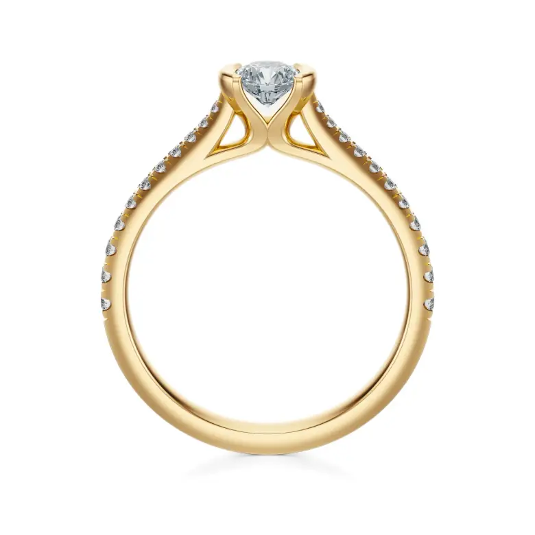 Pierścionek zaręczynowy z diamentami AJPZ_085